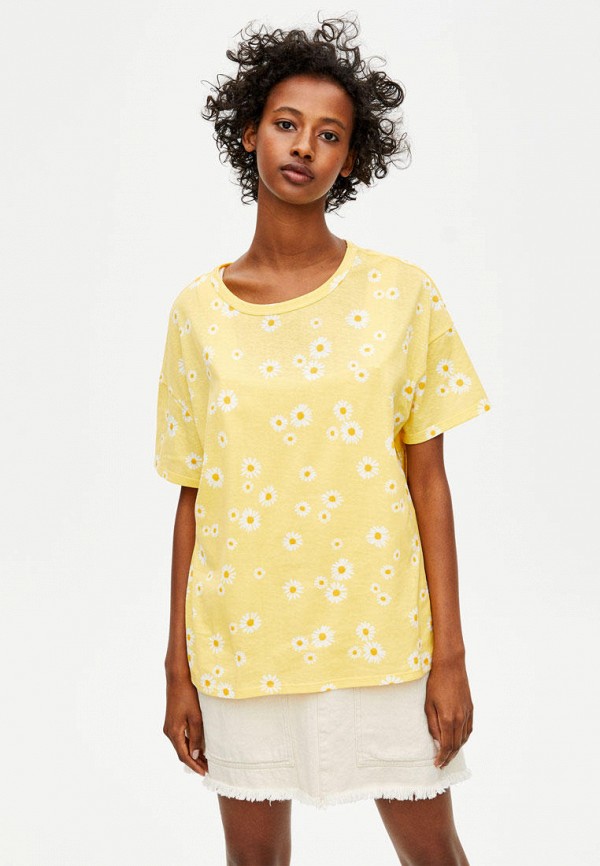 

Футболка Pull&Bear, Join Life, Желтый