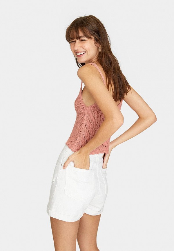 

Футболка Stradivarius, Розовый