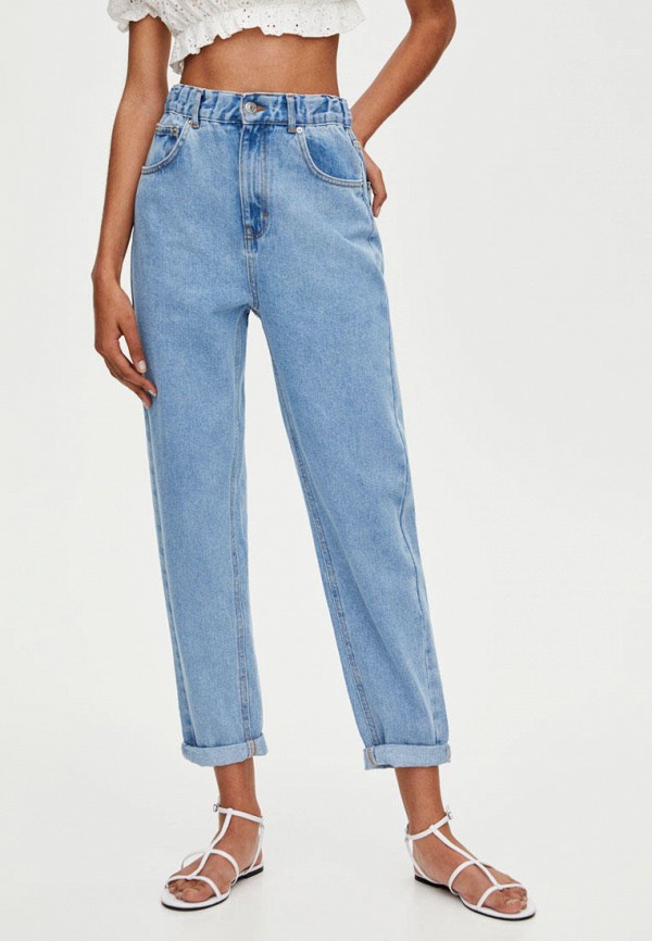 

Джинсы Pull&Bear, Голубой, MOM