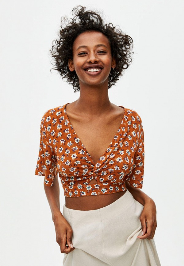 

Топ Pull&Bear, Коричневый