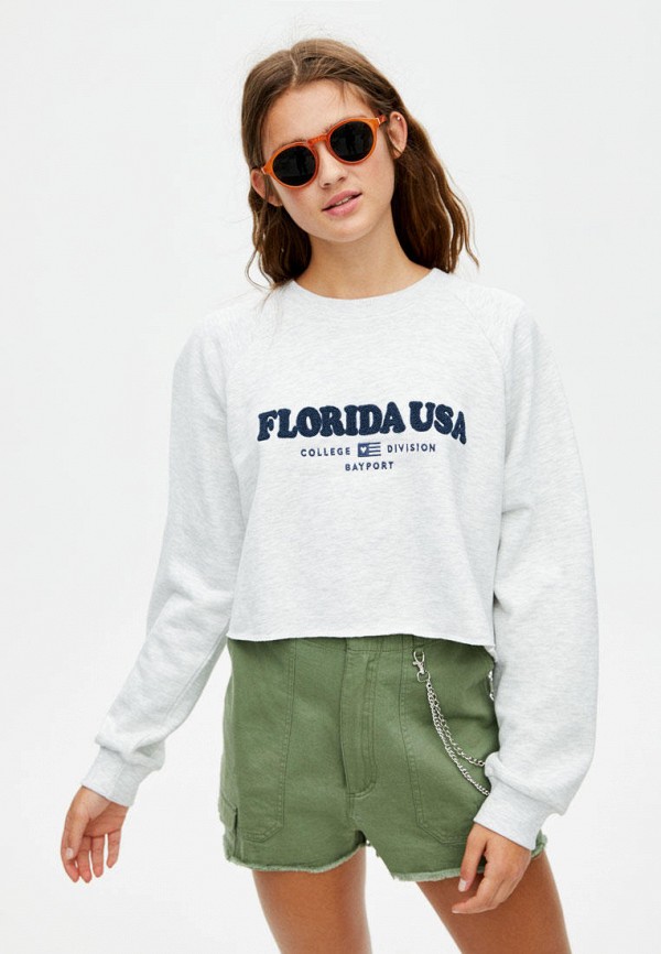 

Свитшот Pull&Bear, Серый