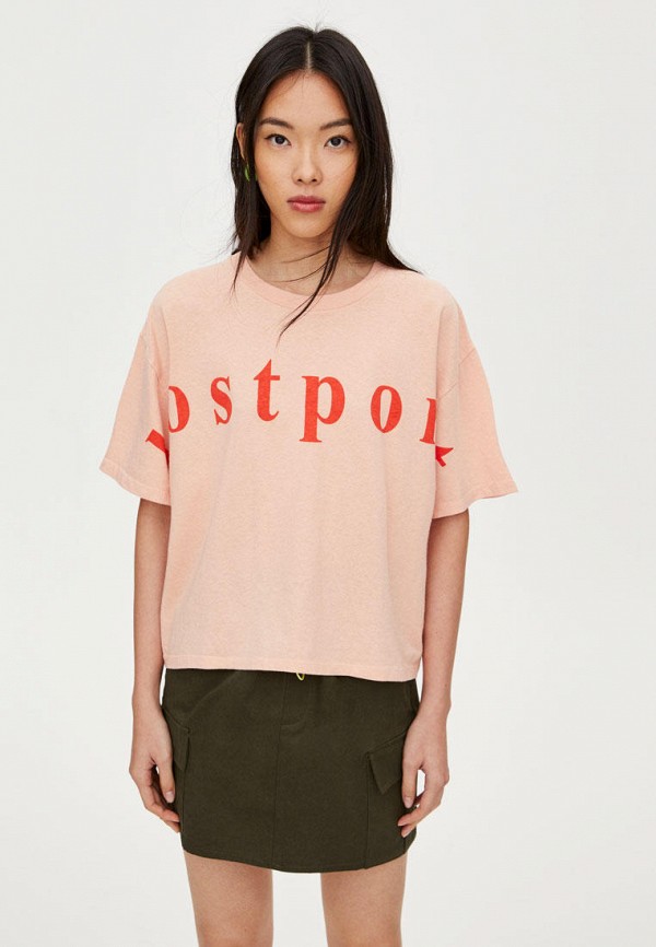 

Футболка Pull&Bear, Коралловый