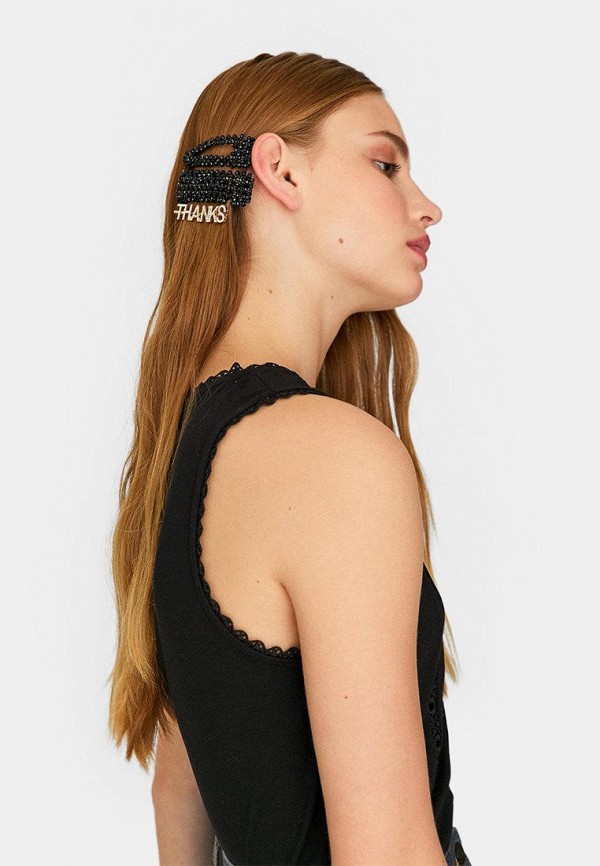 

Блуза Stradivarius, Черный