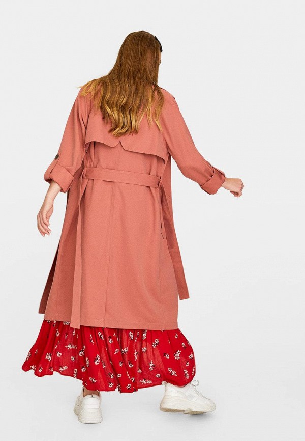 

Плащ Stradivarius, Коралловый