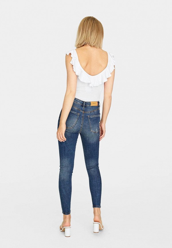 

Джинсы Stradivarius, Синий, SUPER HIGH WAIST