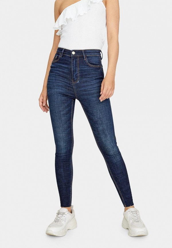 

Джинсы Stradivarius, Синий, SUPER HIGH WAIST