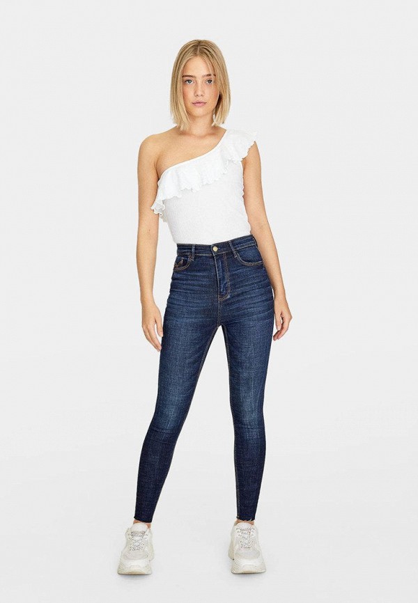 

Джинсы Stradivarius, Синий, SUPER HIGH WAIST