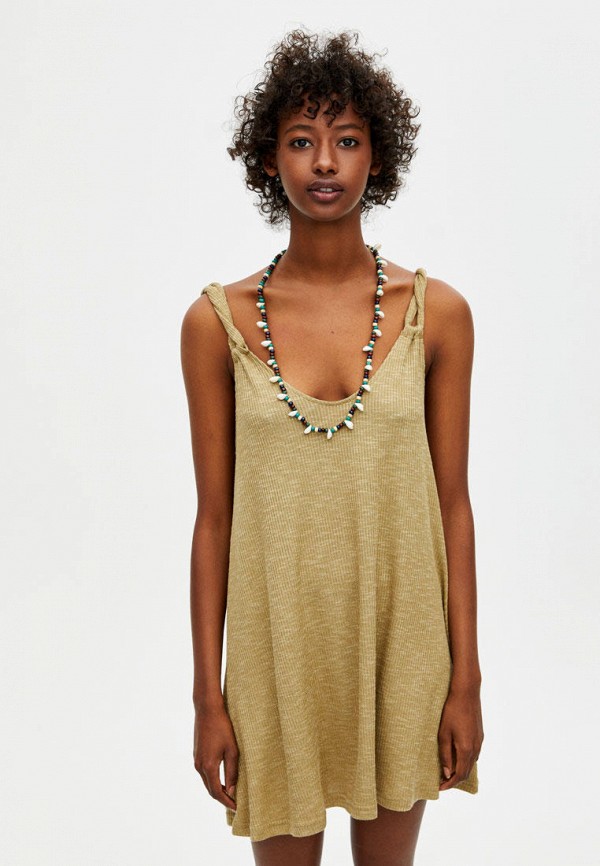 

Платье Pull&Bear, Хаки