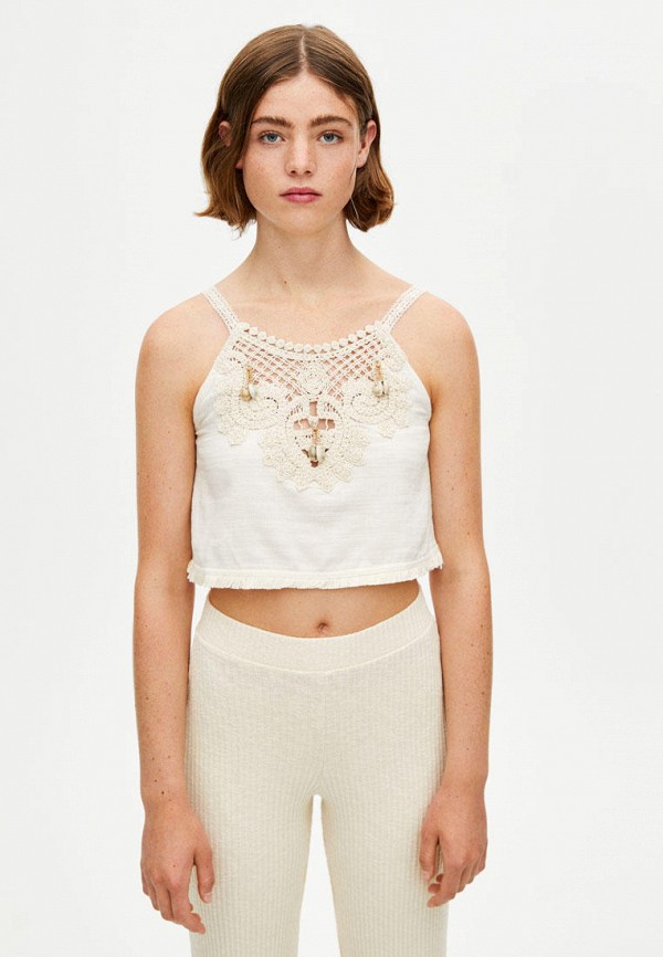 

Топ Pull&Bear, Белый