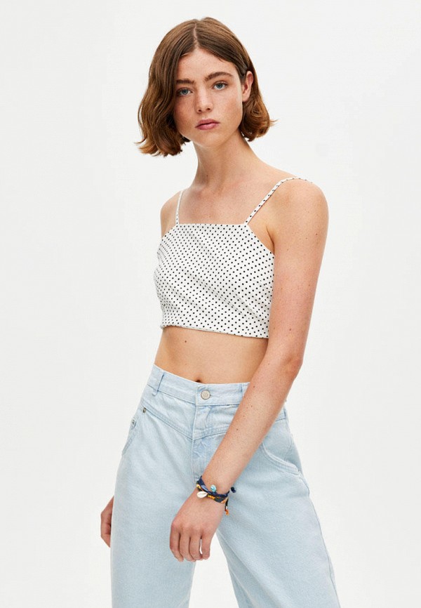 

Топ Pull&Bear, Белый, Exclusive Online