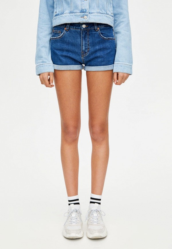 

Шорты джинсовые Pull&Bear, Синий