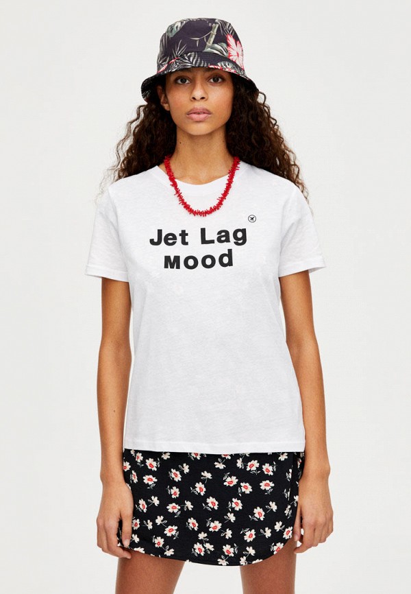 

Футболка Pull&Bear, Белый, Join Life