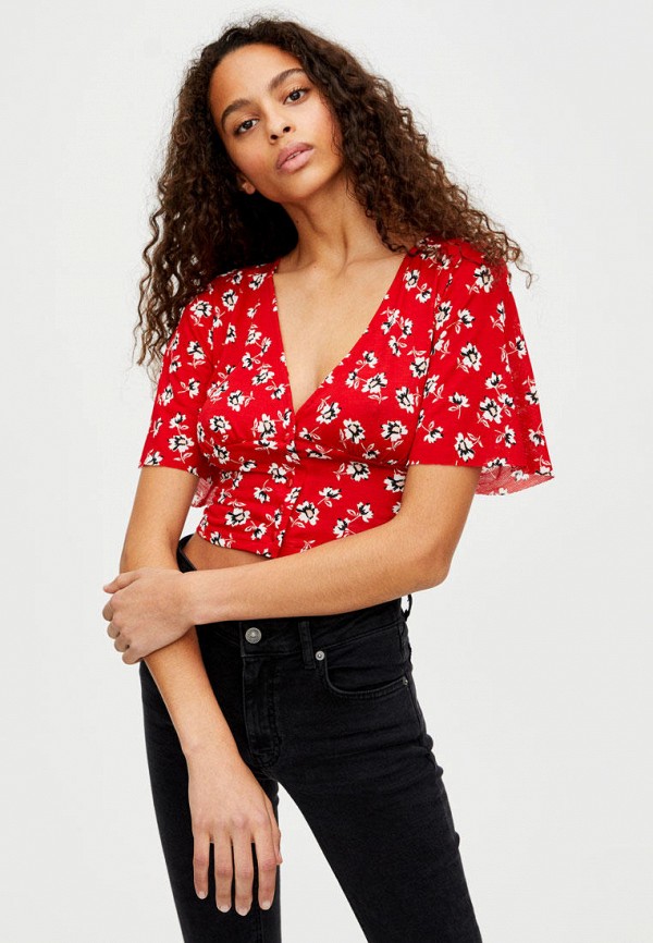 

Топ Pull&Bear, Красный