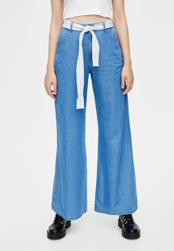 

Джинсы Pull&Bear, Синий, Wide Leg