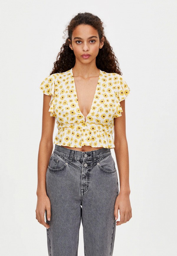 

Топ Pull&Bear, Бежевый