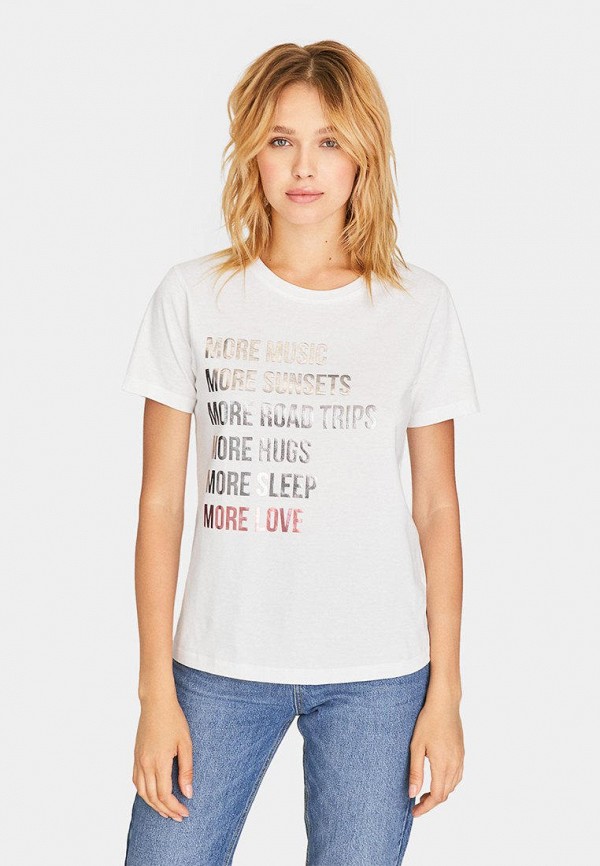 

Футболка Stradivarius, Белый