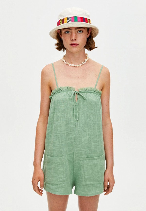 

Комбинезон Pull&Bear, Зеленый, Exclusive Online