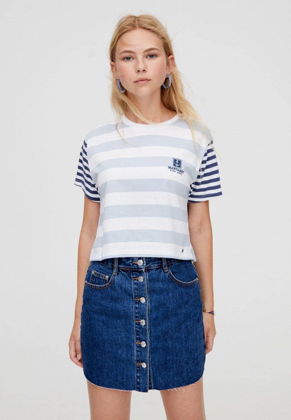 

Футболка Pull&Bear, Голубой