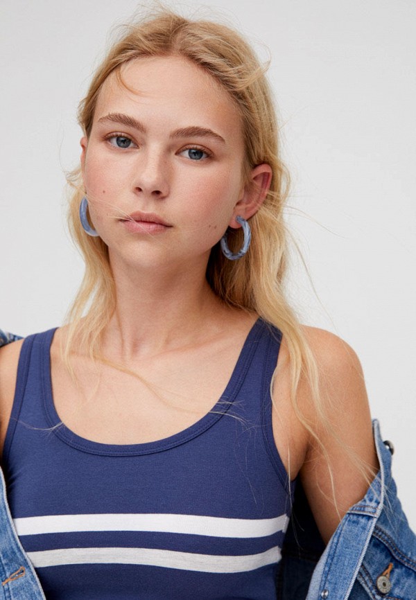 

Топ Pull&Bear, Синий