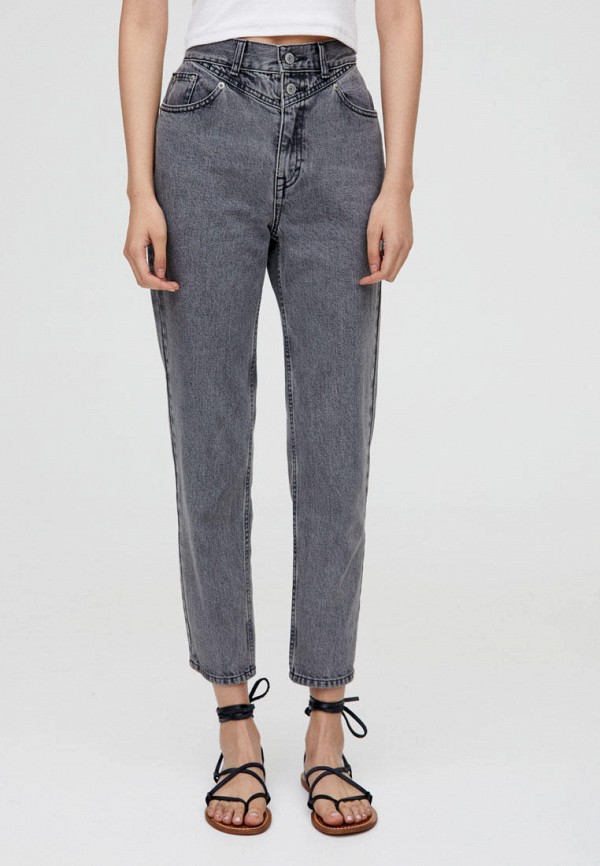 

Джинсы Pull&Bear, Серый, MOM