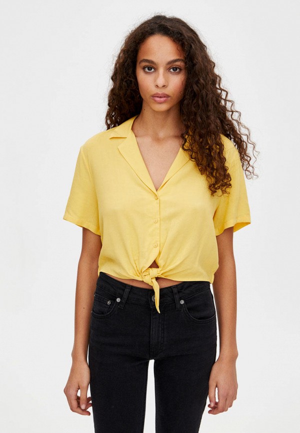 

Блуза Pull&Bear, Желтый, Join Life