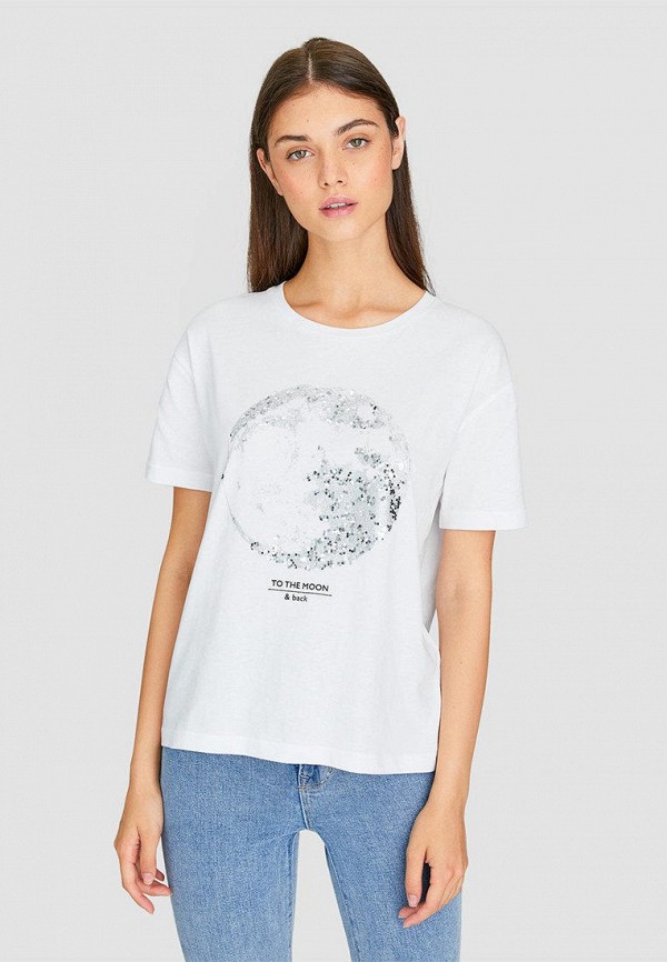 

Футболка Stradivarius, Белый
