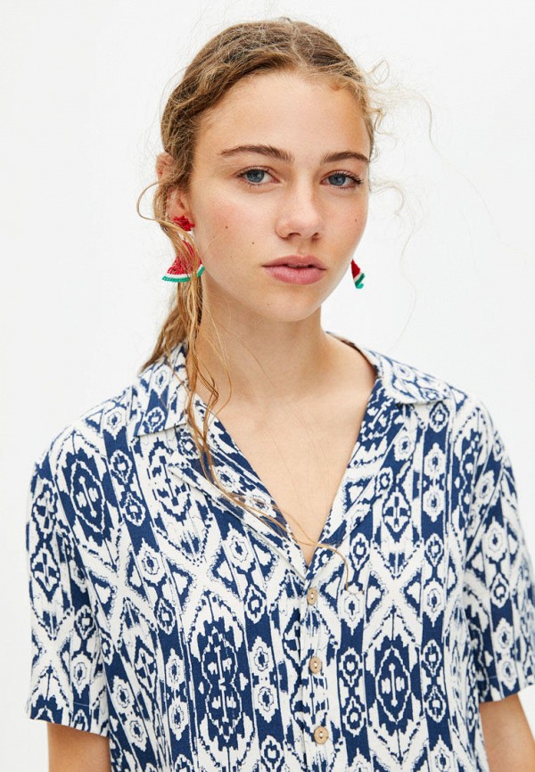 

Блуза Pull&Bear, Синий