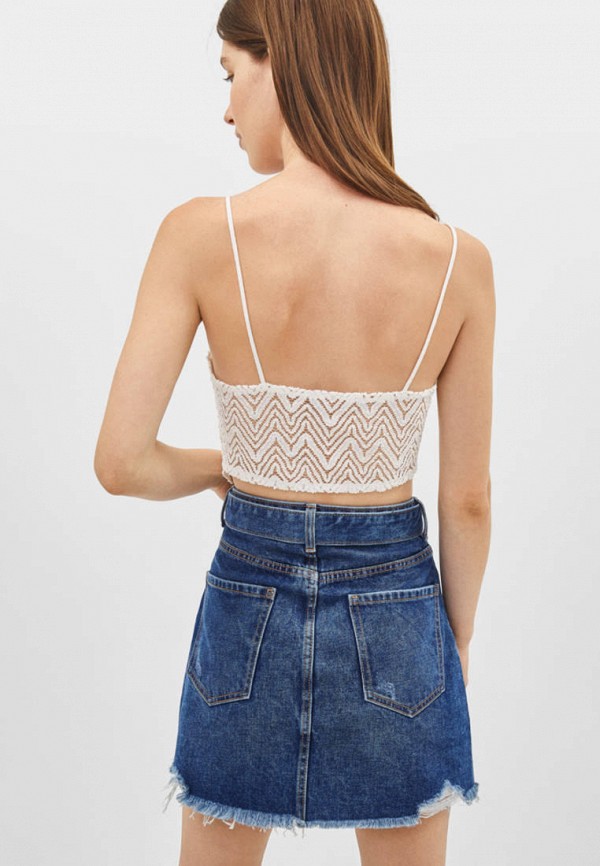 

Юбка джинсовая Bershka, Синий