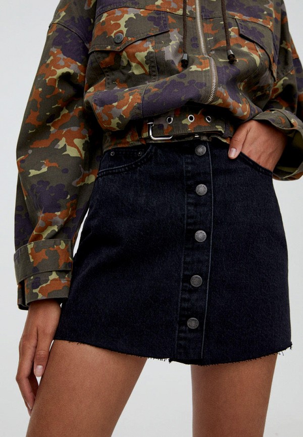 

Юбка джинсовая Pull&Bear, Черный