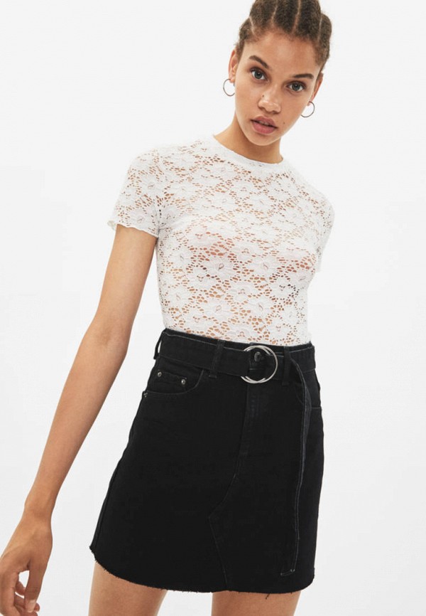 

Юбка джинсовая Bershka, Черный