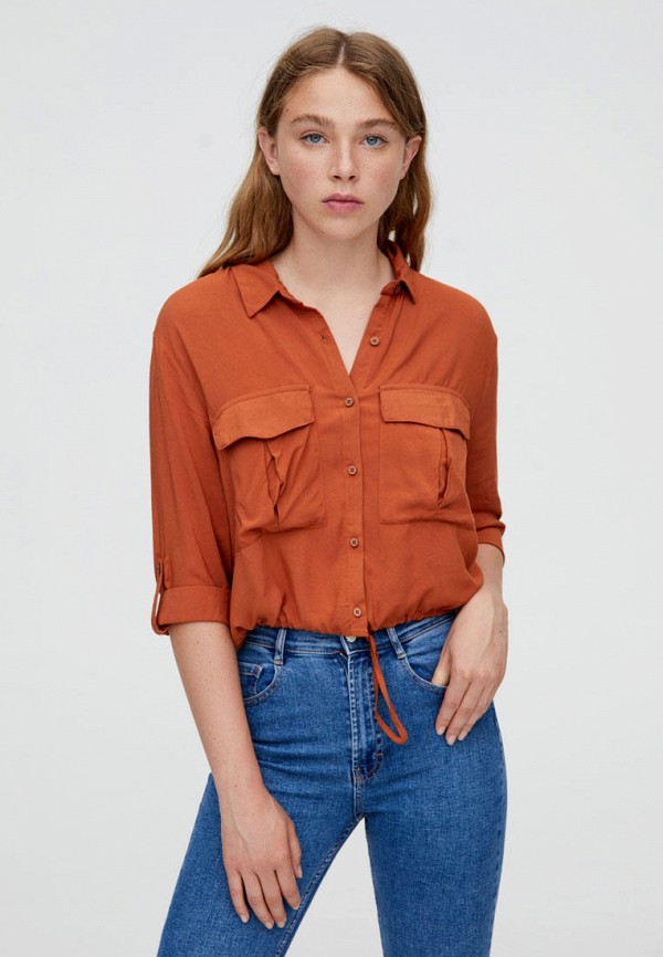 

Блуза Pull&Bear, Оранжевый, Join Life