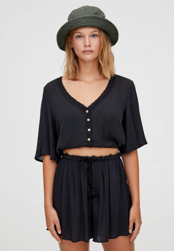 

Блуза Pull&Bear, Черный