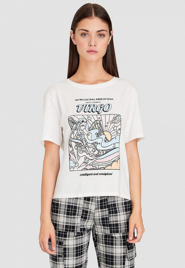 

Футболка Stradivarius, Белый