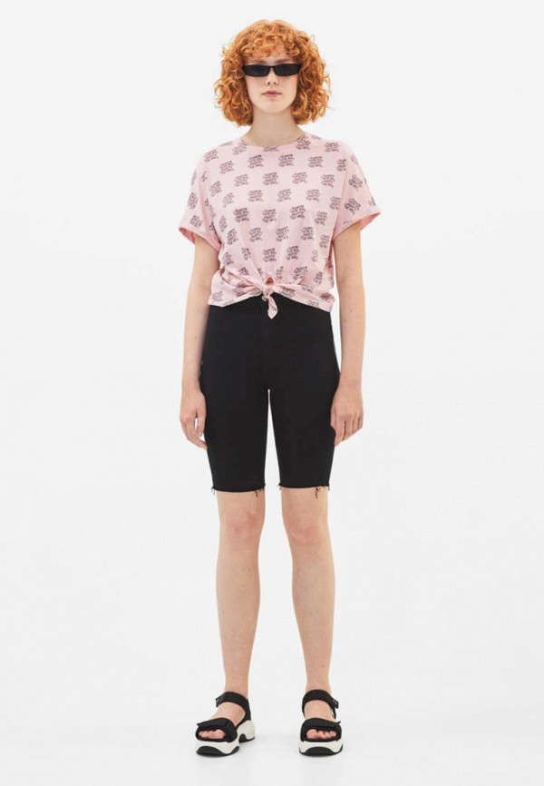 

Футболка Bershka, Розовый