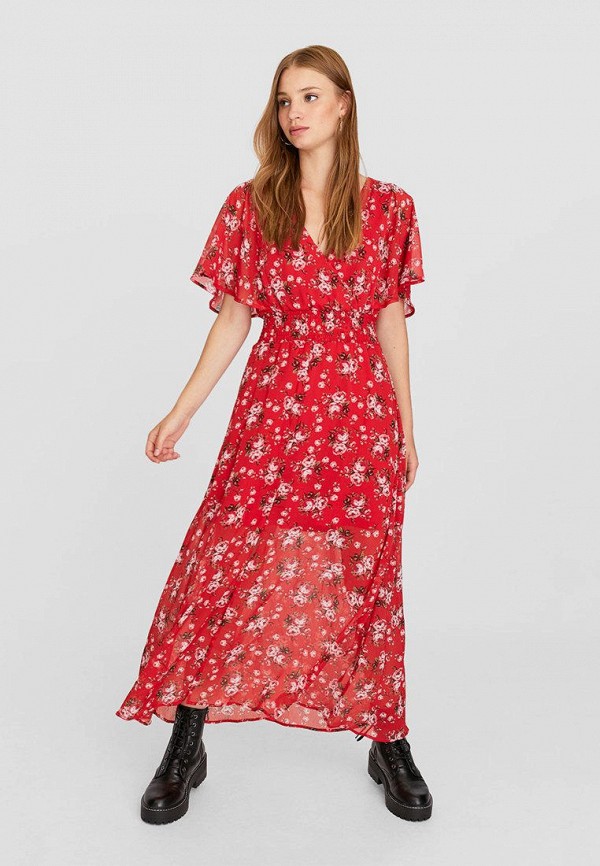 

Платье Stradivarius, Красный