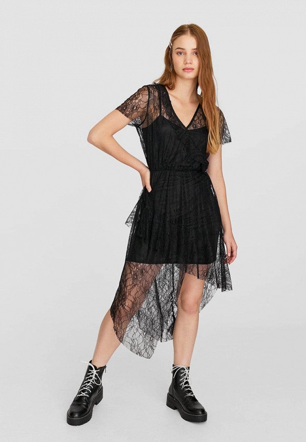 

Платье Stradivarius, Черный