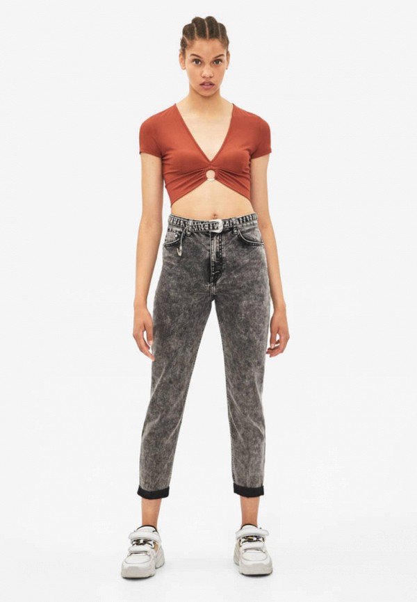 

Брюки Bershka, Серый