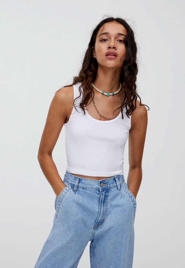 

Майка Pull&Bear, Белый
