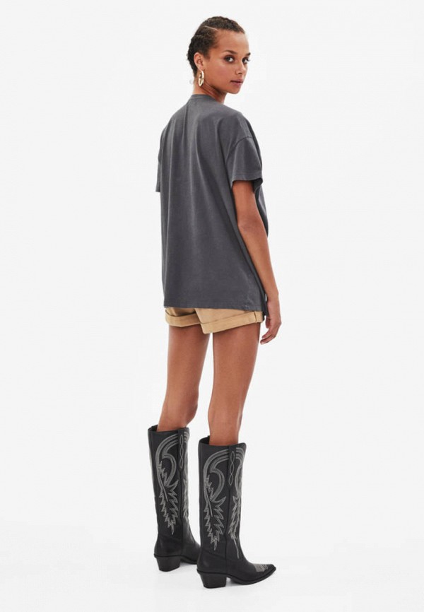 

Футболка Bershka, Серый