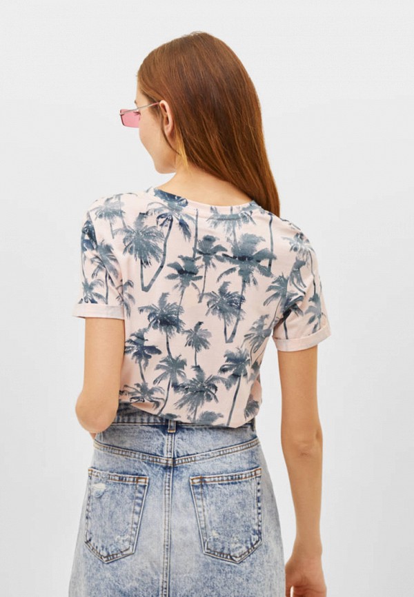 

Футболка Bershka, Розовый