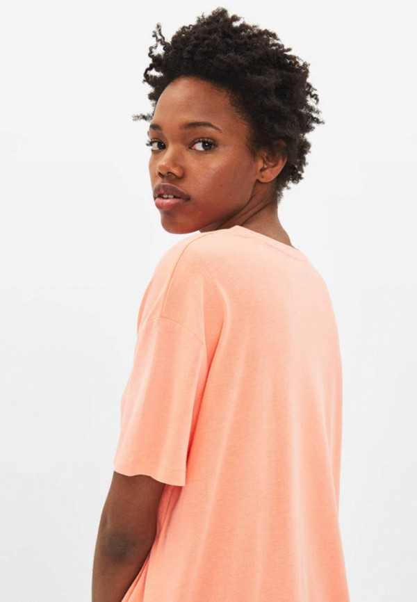 

Футболка Bershka, Коралловый