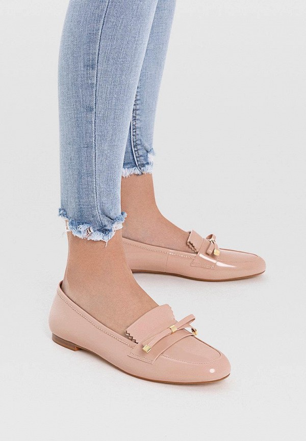 

Лоферы Stradivarius, Розовый