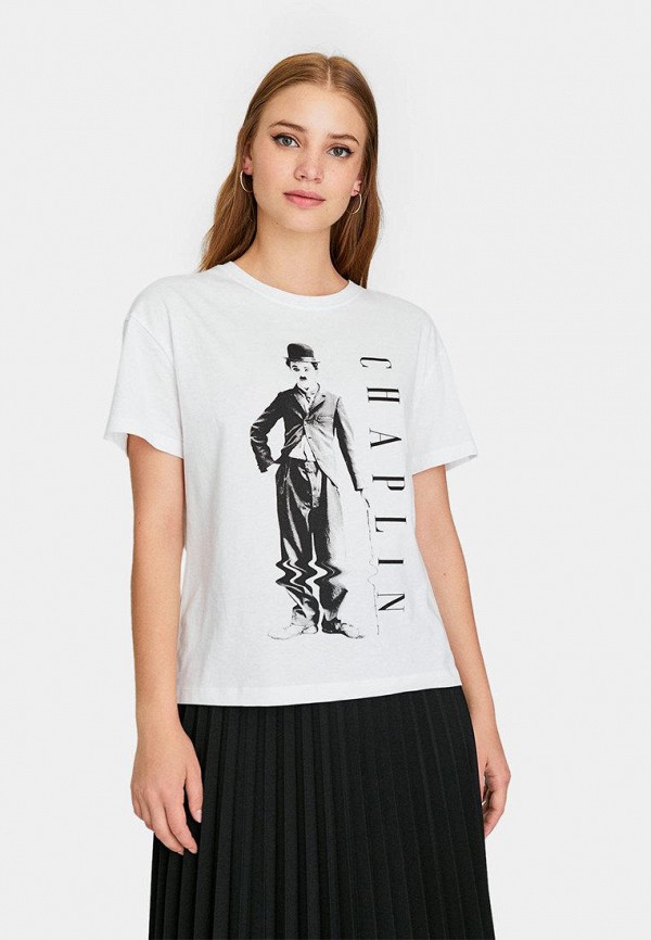 

Футболка Stradivarius, Белый