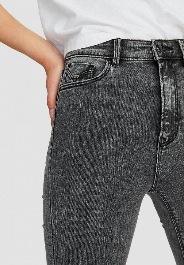 

Джинсы Stradivarius, Серый, PETITE SUPER HIGH WAIST
