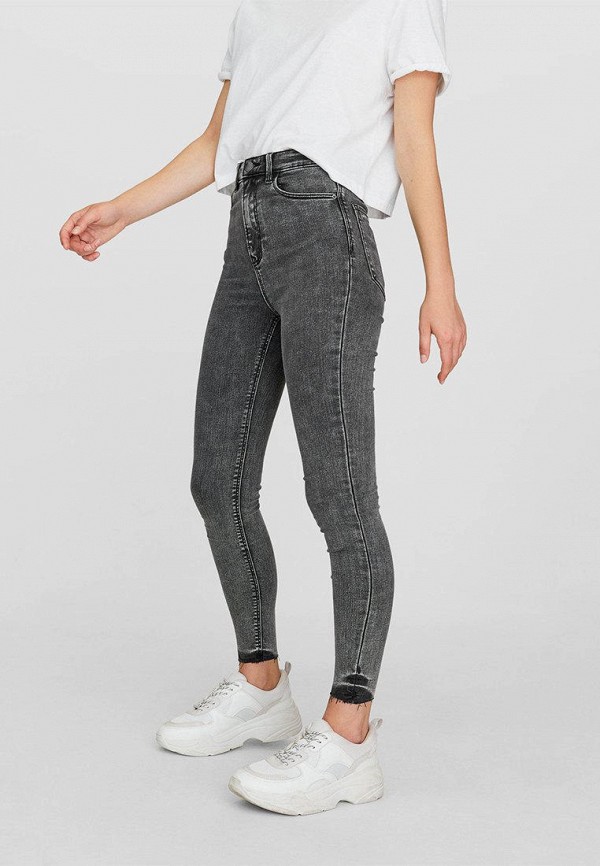 

Джинсы Stradivarius, Серый, TALL SUPER HIGH WAIST