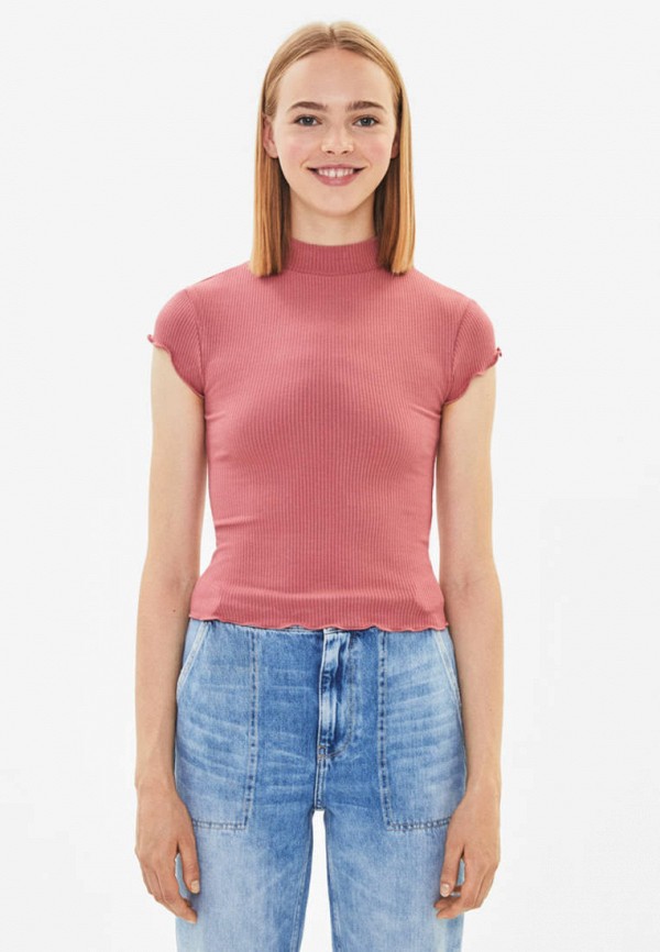 

Футболка Bershka, Розовый