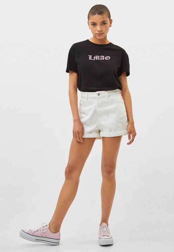 

Футболка Bershka, Черный