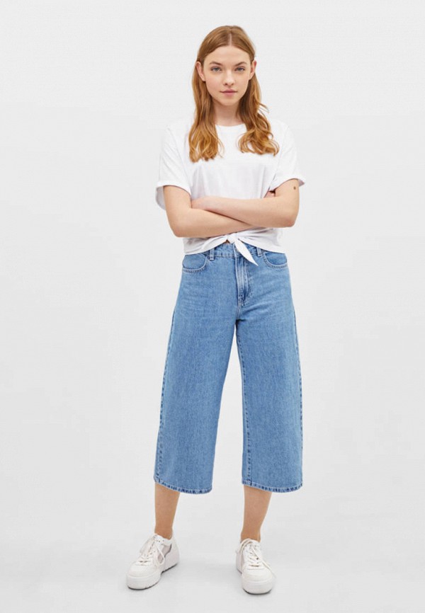 

Футболка Bershka, Белый