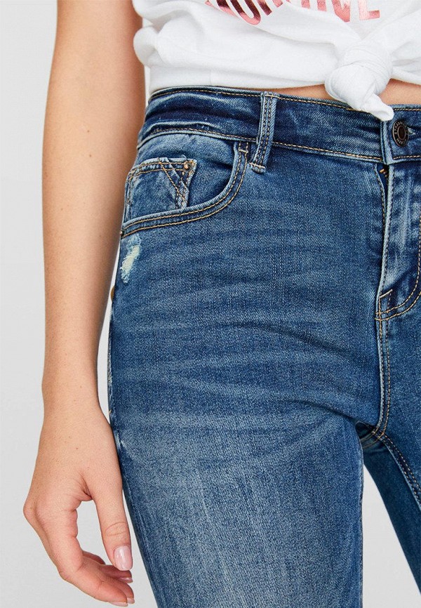 

Джинсы Stradivarius, Голубой, SKINNY LOW WAIST