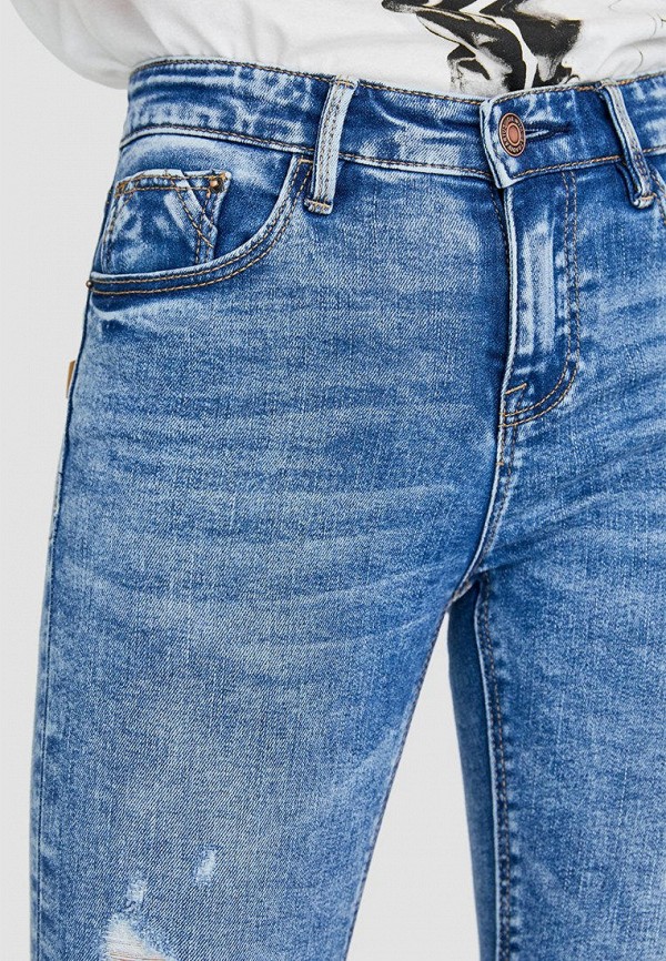 

Джинсы Stradivarius, Синий, SKINNY LOW WAIST
